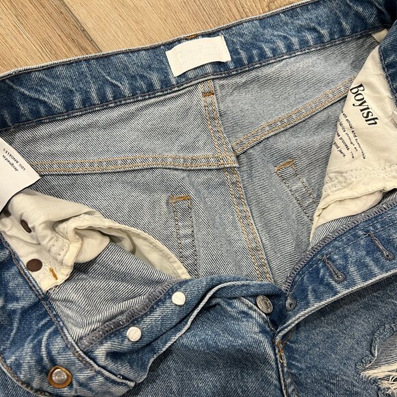 BOYISH Billy High Rise Straight Fit Jeans size 26 - Picture 4 of 6